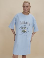382543 PELICAN Платье Голубой