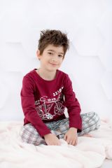 459301 Fleurtex Футболка бордовый