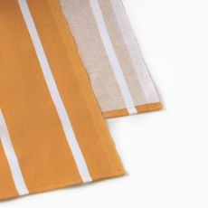 ЦЕНА ЗА 3 ШТ! Простыня евро «Этель» Mustard stripes, 220×240 см, хлопок 100%, поплин
