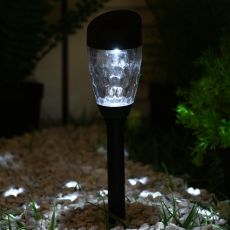 5363366 Фонарь садовый на солнечной батарее 35 см, d-5.5 см, 1 led, пластик