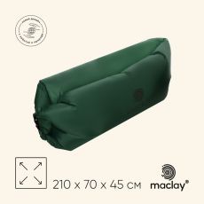 10454339 Надувной диван maclay, 210Т, 210 х 70 х 45 см, цвет оливковый