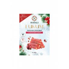 Ореховые палочки с гранатовым соком 250г
Арт.: palochki-granat
