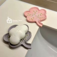 Силиконовая мыльница со сливным отведением