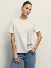 519804 ZARINA Футболка ваниль