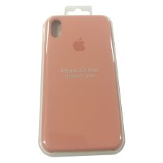 Силиконовый чехол для iPhone XS MAX темный лосось
