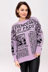 258739 Lika Dress Джемпер Сиреневый