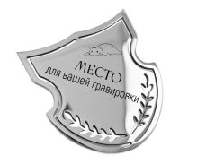 Брошь для индивидуальной гравировки