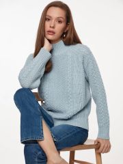 LDK 297 Conte elegant Джемпер blue;ecru