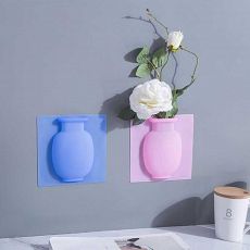 Многоразовая декоративная силиконовая ваза, цвет розовый