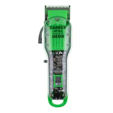 Dewal Машинка для стрижки волос / Barber Style Neon Green аккум.сет., 6000 об.мин., нож 45 мм, 0,8-2,0 мм