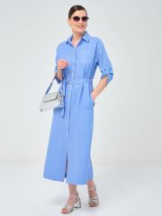 513744 Stilla Платье васильковый