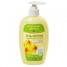 006326 Iris Народная аптека. Гель-интим гигиенический с чередой и D-пантенолом, 250 мл