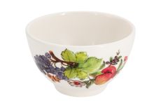 Салатник, 16х9 см, 850 мл, керамика, белый, Гранат и виноград, Tutti Frutti, 60686