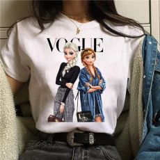 Женская футболка VOGUE Elsa Anna из модала, 5 цветов