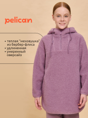 GFNC3351 Куртка для девочек Сиреневый(42) Pelican