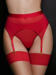 LMi_T_NEON_2807-01SS Пояс для чулок Reggicalze (широкий) Minimi Пояс для чулок Rosso (Красный)