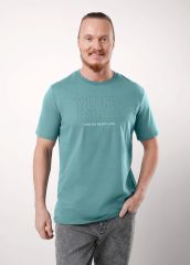 515198 CLEVER Футболка т.бирюзовый
