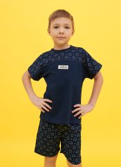 8537 Комплект для мальчика ZEYZEY kids Темно-синий