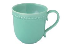 Кружка, 350 мл, фарфор P, зелено-голубая, Бусины, Tiffany, 62489