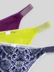 31204122180 Трусы лайм принт Infinity Lingerie