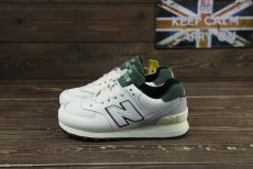 New Balance 574 из натуральной замши и текстиля