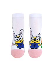 1125 MINIONS (укороченные) БРЕСТСКИЕ Носки белый