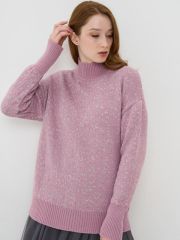 Свитер женский 7232-40187 камелия/св.серый меланж BE YOU