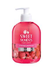 023317 Belita Sweet moments. Жидкое мыло для рук СПЕЛАЯ МАЛИНА, 500 мл