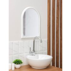4529040 Зеркало в рамке, 49,5×39 см, цвет белый