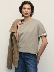514765 ZARINA Футболка капучино