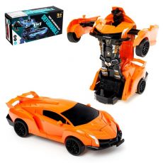 4524341 Робот инерционный «Автобот», трансформируется при столкновении, цвета МИКС