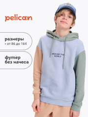BFNK3371/2 Толстовка для мальчиков Лед(22) Pelican