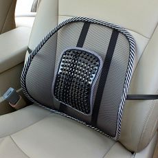 Ортопедический поясничный упор для автокресла с массажной вставкой