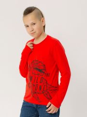 459294 Fleurtex Лонгслив Красный