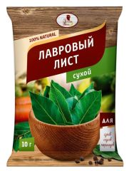 Приправа Лавровый лист ЭВ NATUREL , 10 г