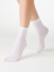 calz. MICRO POIS 70 носки (точка) Minimi Носки Bianco/Rosso (Белый)