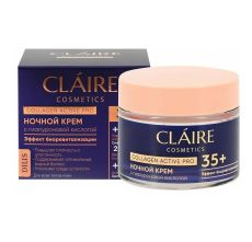 Claire Cosmetics. Крем НОЧНОЙ 35+ Collagen Active Pro, 50 мл