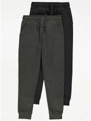 Khaki And Charcoal Joggers 2 Pack