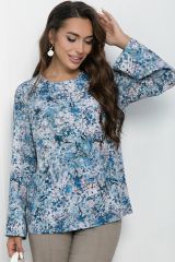 Б11083 Блуза LADY TAIGA Цветы