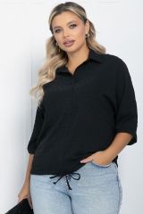 Б11576 Туника LADY TAIGA Черная