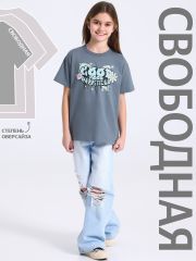 486641 Апрель Футболка темно-серый