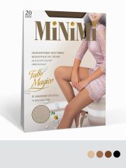 TULLE MAGICO (эффект тюля) Minimi Колготки Abbronzante (Коричневый);Caramello (Бежевый);Nero (Черный);Daino (Бежевый)