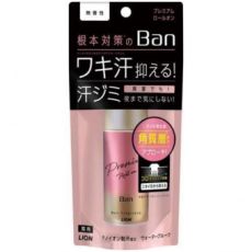 300328 LION Дезодорант-антиперсперант Ban Premium Roll нано-ионный роликовый без аромата золотой 40 мл
