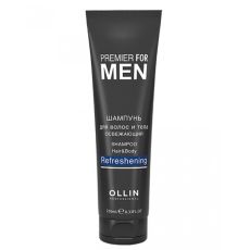 oln725485 OLLIN PREMIER FOR MEN Шампунь для волос и тела освежающий, 250 мл OLLIN Professional