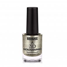028900 LUXVISAGE. Лак для ногтей 3D Holographic. Тон 713 Искры шампанского
