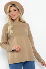 515457 LT Collection Джемпер зелёно-коричневый