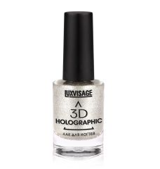 027474 LUXVISAGE. Лак для ногтей 3D Holographic, тон 701 Холодный бриллиант