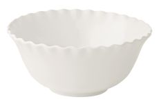 Салатник, 20х8,5 см, 1,5 л, фарфор P, белый, Волнистый край, Onde, 60333