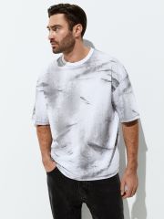 OmU 14500ST Футболка мужская OVERSIZE (варёнка), CO Omsa Футболка Bianco (Белый)