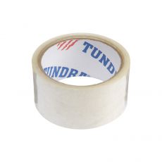 6971689 Лента клейкая TUNDRA, прозрачная, 40 мкм, 48 мм х 66 м